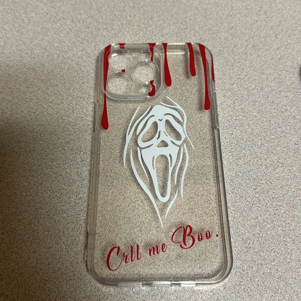 Ghost face IPhone 14 Pro Max phone cases set of 3 - Picture 2 of 5